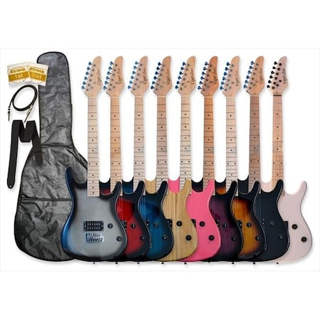 Bguitars Bguitars GE93-TS 39 in. Electric Guitar Beauty with Carrying Bag and Accessories in Tobaccoburst GE93-TS